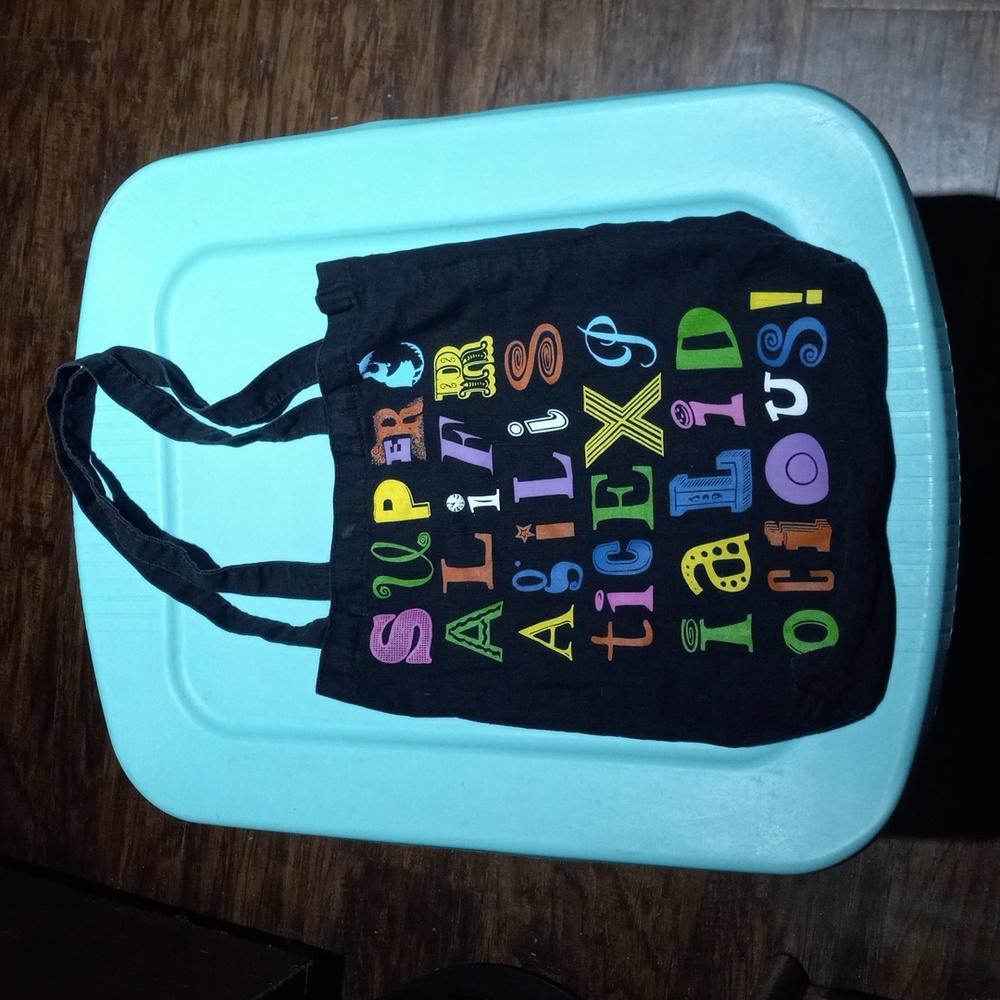 Mary Poppins Supercalifragilisticexpialidocious bag